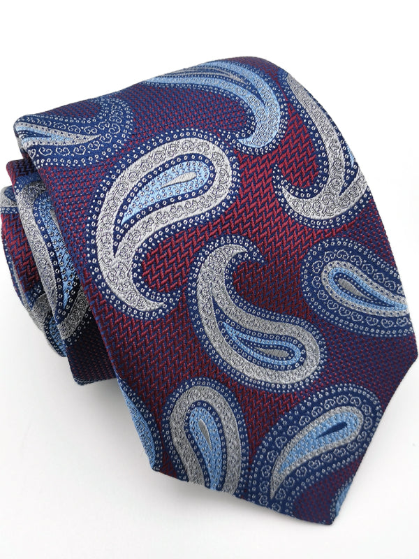 Rolled Paisley Rendezvous tie