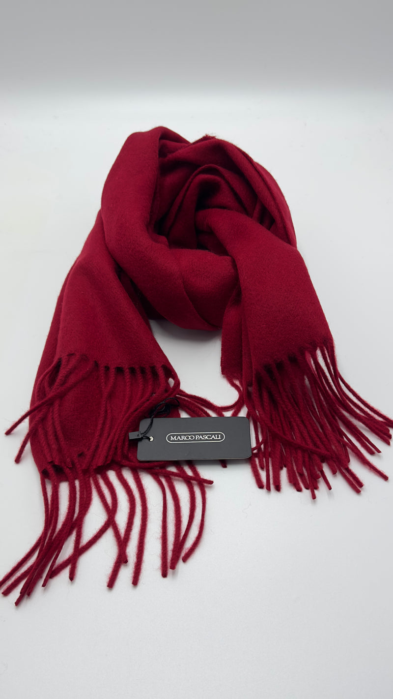 Cashmere scarf rojo intenso