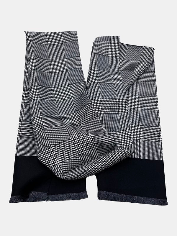 Heritage Monochrome Plaid Scarf