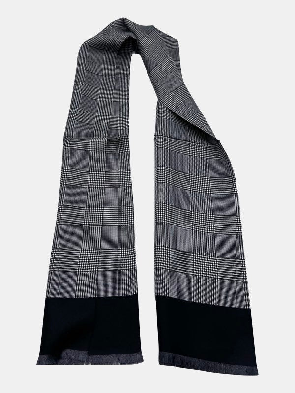 Heritage Monochrome Plaid Scarf