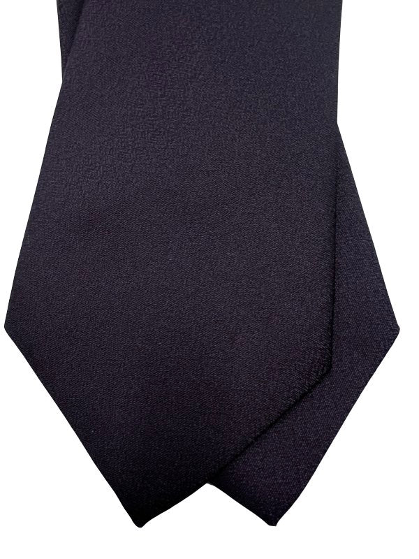 Classic Silk Jacquard Ascot Cravat in Navy