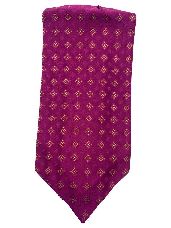 Scarlet Diamond Luxe Ascot Tie