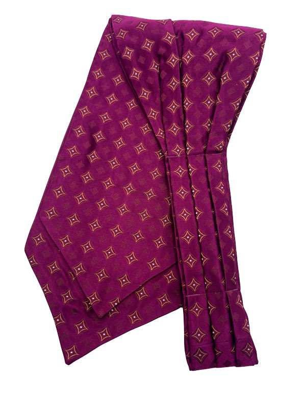 Scarlet Diamond Luxe Ascot Tie