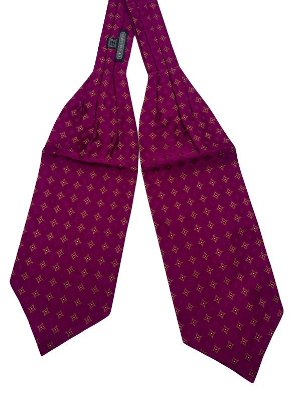 Scarlet Diamond Luxe Ascot Tie