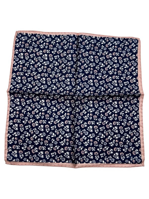 Dusky Rose Garden Pocket Square