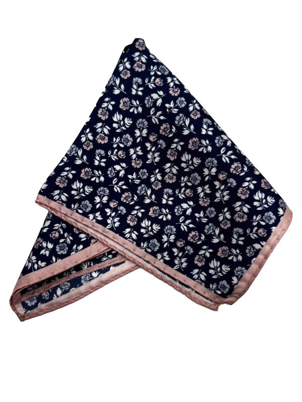 Dusky Rose Garden Pocket Square