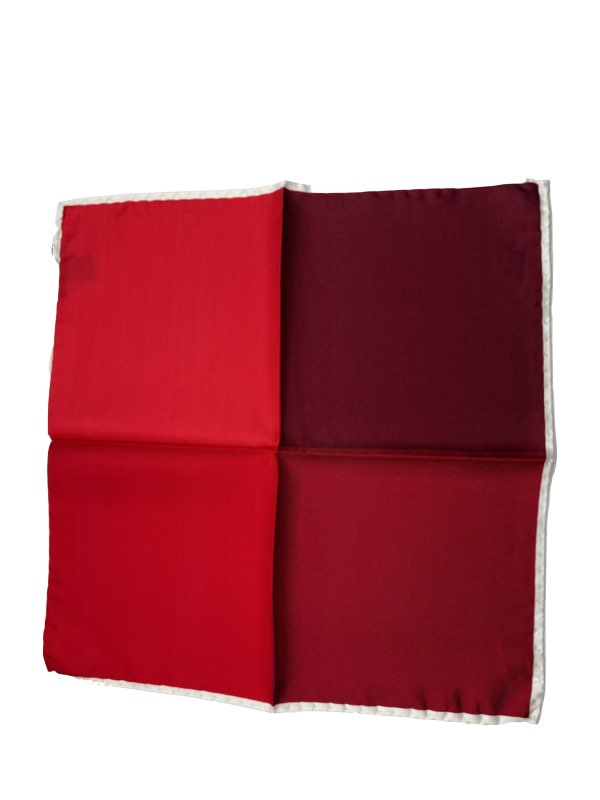 Gradient Ruby Harmony Pocket Square