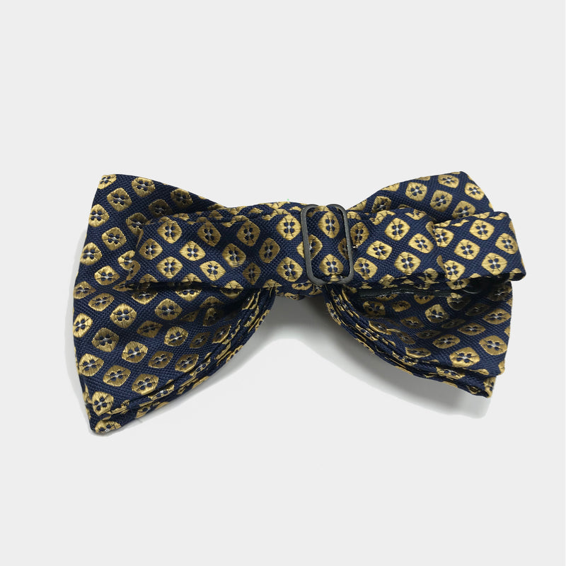 Golden Buttons Bow Tie