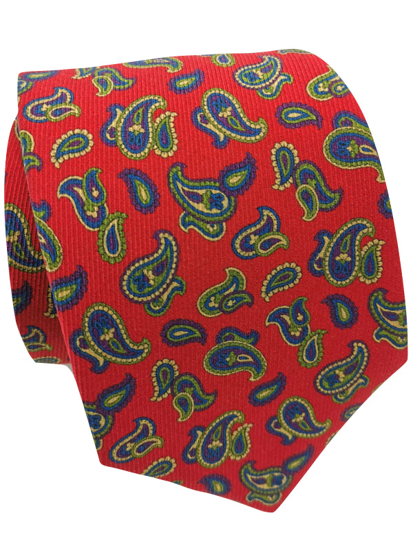 Classic Paisley Red tie