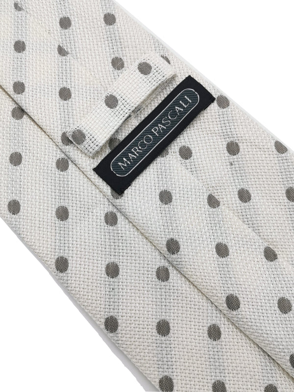 Grey Dots In Ivory
