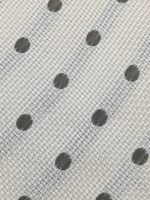 Grey Dots In Ivory