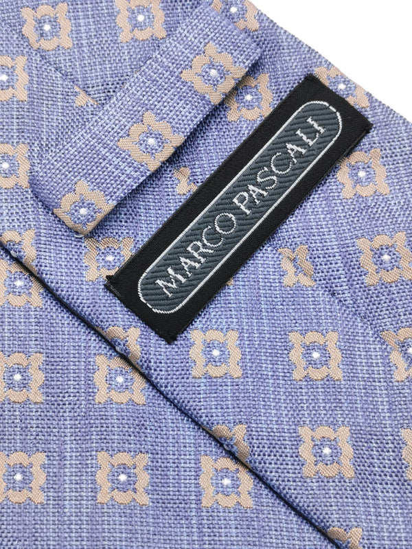 Classy Medallion Light Blue tie