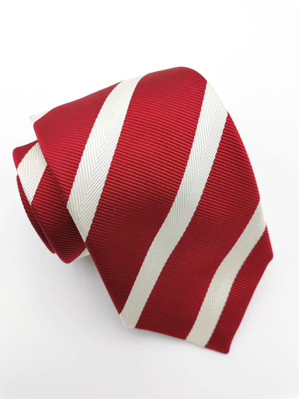 Rolled Classy Belvedere stripe tie