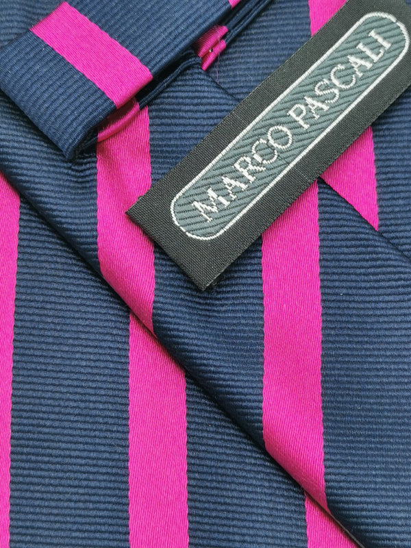 Corbata XXL Con Motivo Paisley (violeta / Azul Marino