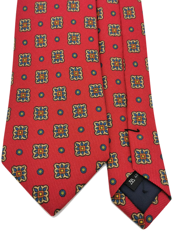 Corbata Roja de motivos Cretenses